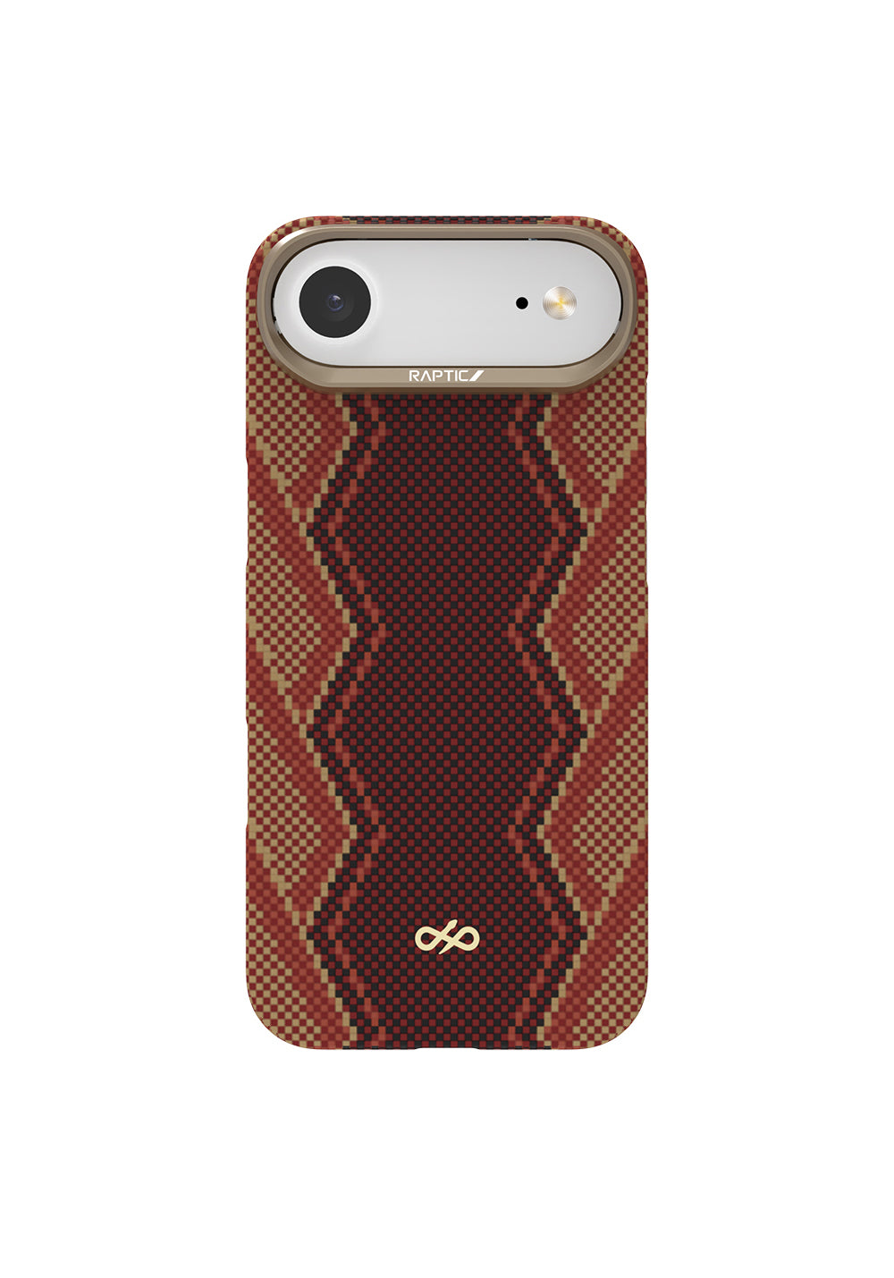 Apple iPhone 17 Air Kılıf Manyetik Şarj Uyumlu Raptic Aramid Skin Bionic Serisi Karbon Kapak