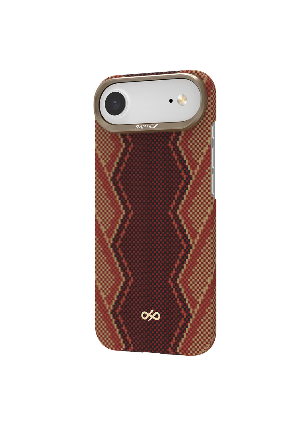 Apple iPhone 17 Air Kılıf Manyetik Şarj Uyumlu Raptic Aramid Skin Bionic Serisi Karbon Kapak