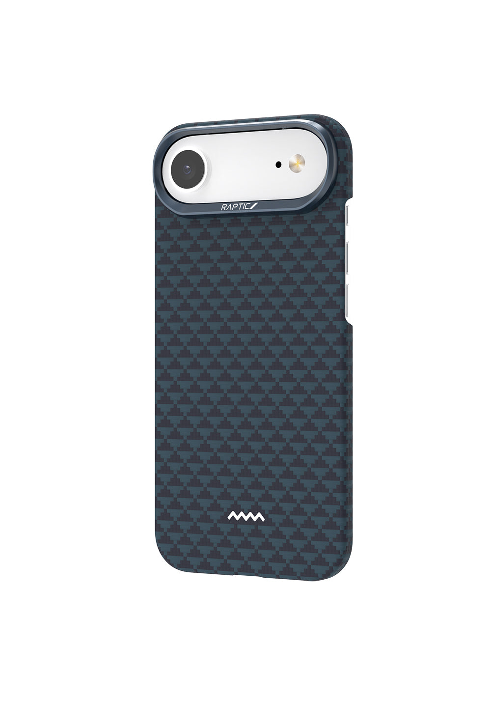 Apple iPhone 17 Air Kılıf Manyetik Şarj Uyumlu Raptic Aramid Skin Origin Serisi Karbon Kapak