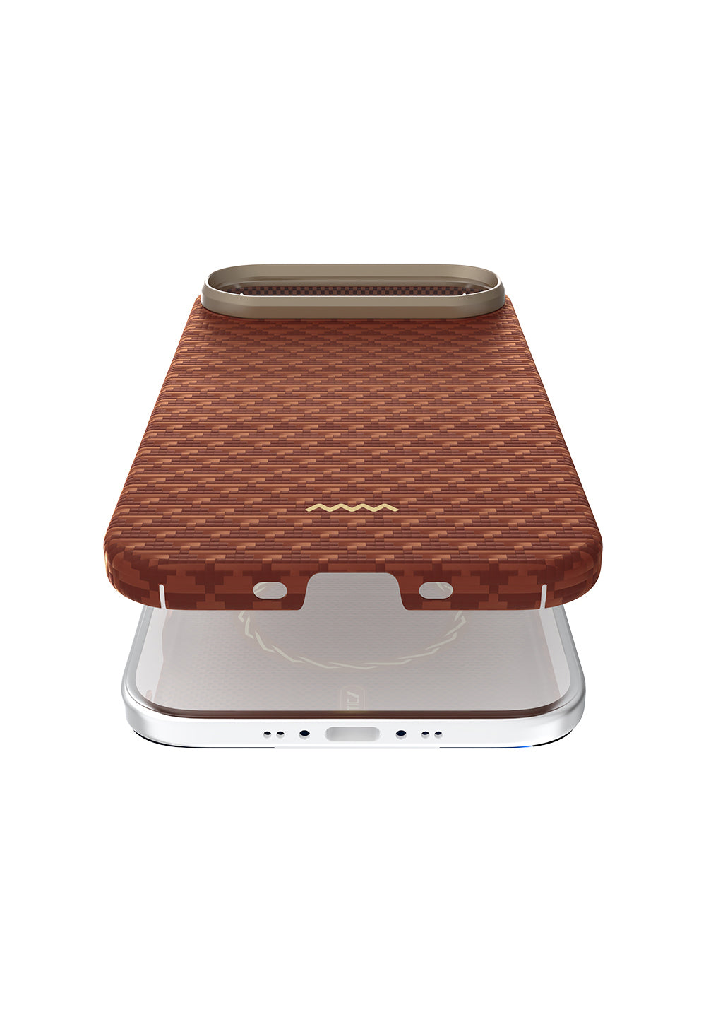 Apple iPhone 17 Air Kılıf Manyetik Şarj Uyumlu Raptic Aramid Skin Origin Serisi Karbon Kapak