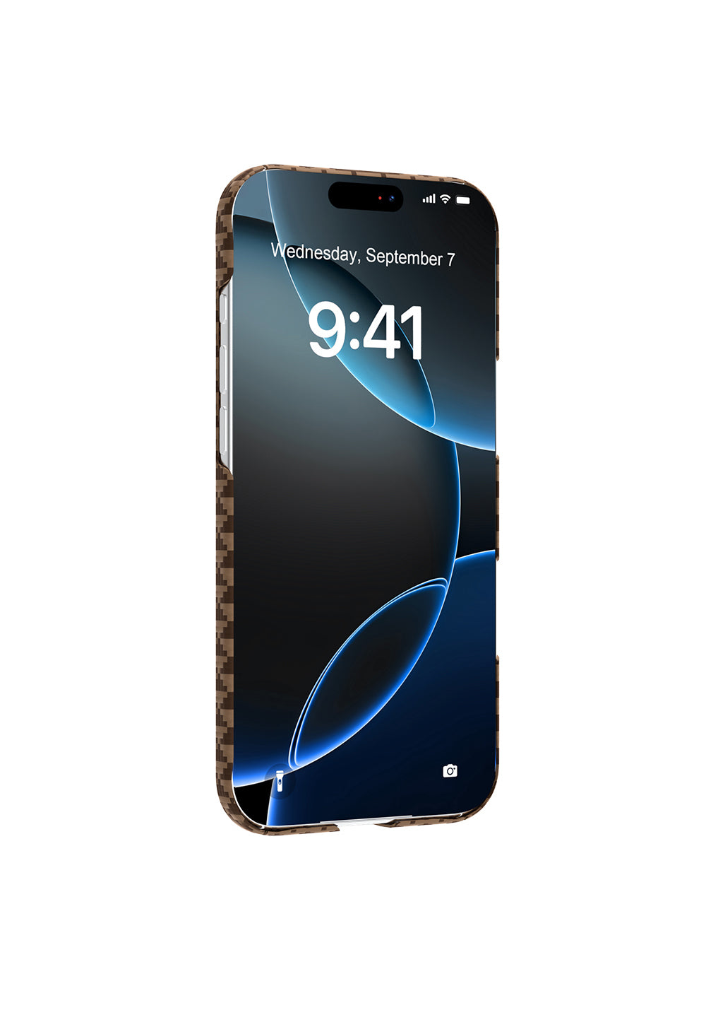 Apple iPhone 17 Air Kılıf Manyetik Şarj Uyumlu Raptic Aramid Skin Origin Serisi Karbon Kapak