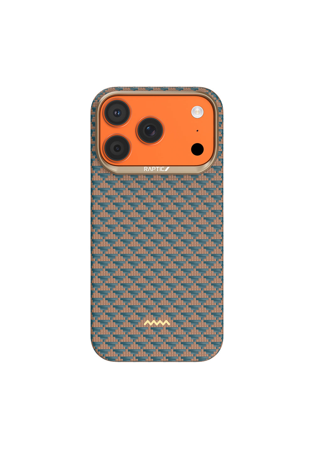 Apple iPhone 17 Pro Kılıf Manyetik Şarj Uyumlu Raptic Aramid Skin Origin Serisi Karbon Kapak