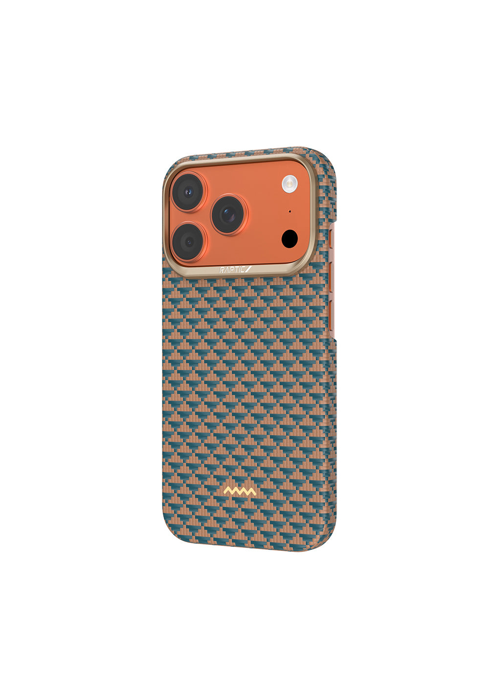 Apple iPhone 17 Pro Kılıf Manyetik Şarj Uyumlu Raptic Aramid Skin Origin Serisi Karbon Kapak