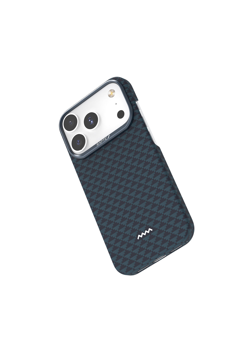Apple iPhone 17 Pro Kılıf Manyetik Şarj Uyumlu Raptic Aramid Skin Origin Serisi Karbon Kapak