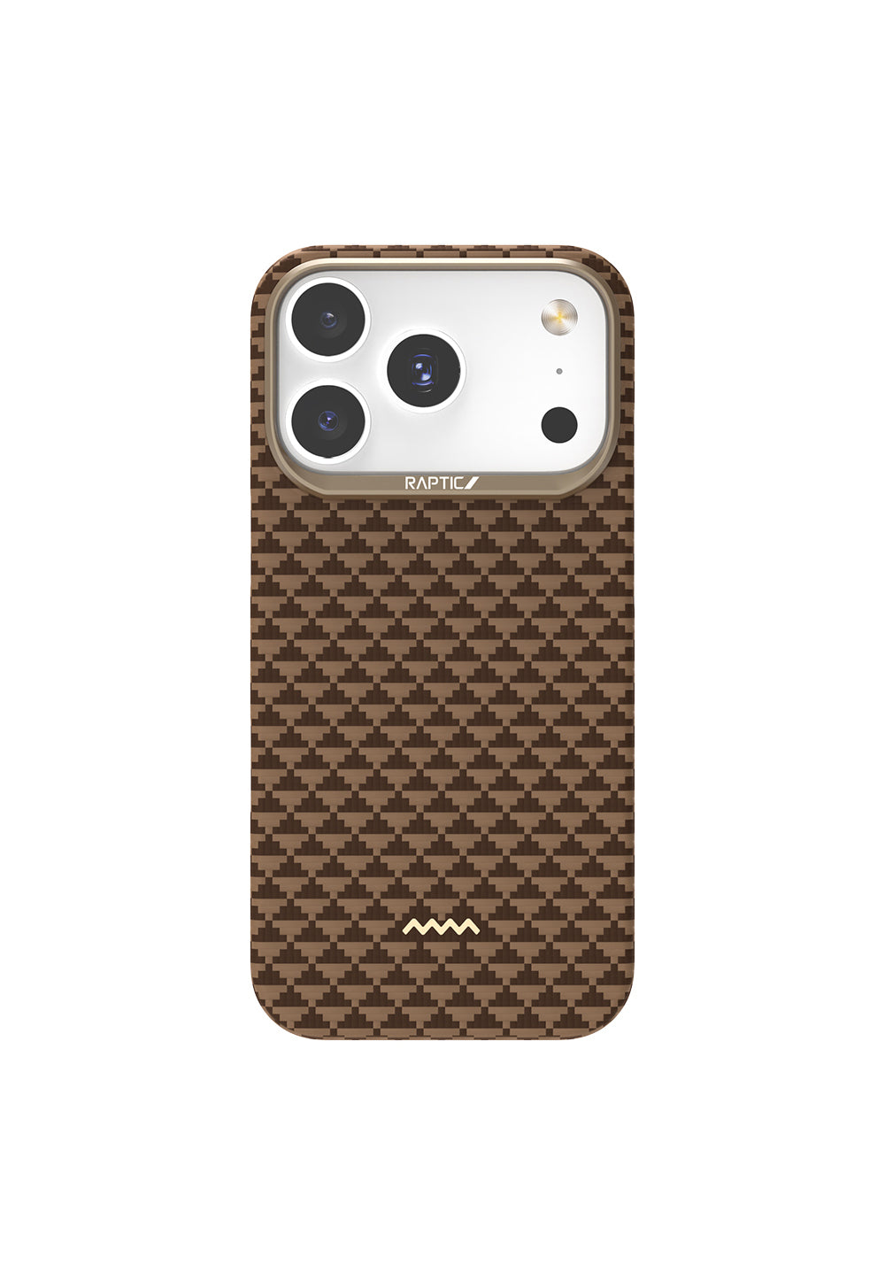 Apple iPhone 17 Pro Max Kılıf Manyetik Şarj Uyumlu Raptic Aramid Skin Origin Serisi Karbon Kapak