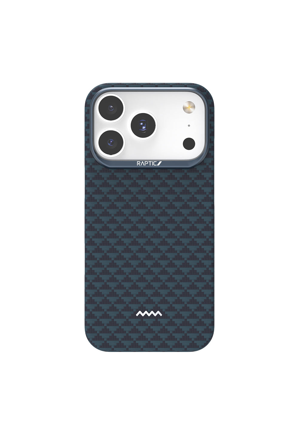 Apple iPhone 17 Pro Max Kılıf Manyetik Şarj Uyumlu Raptic Aramid Skin Origin Serisi Karbon Kapak