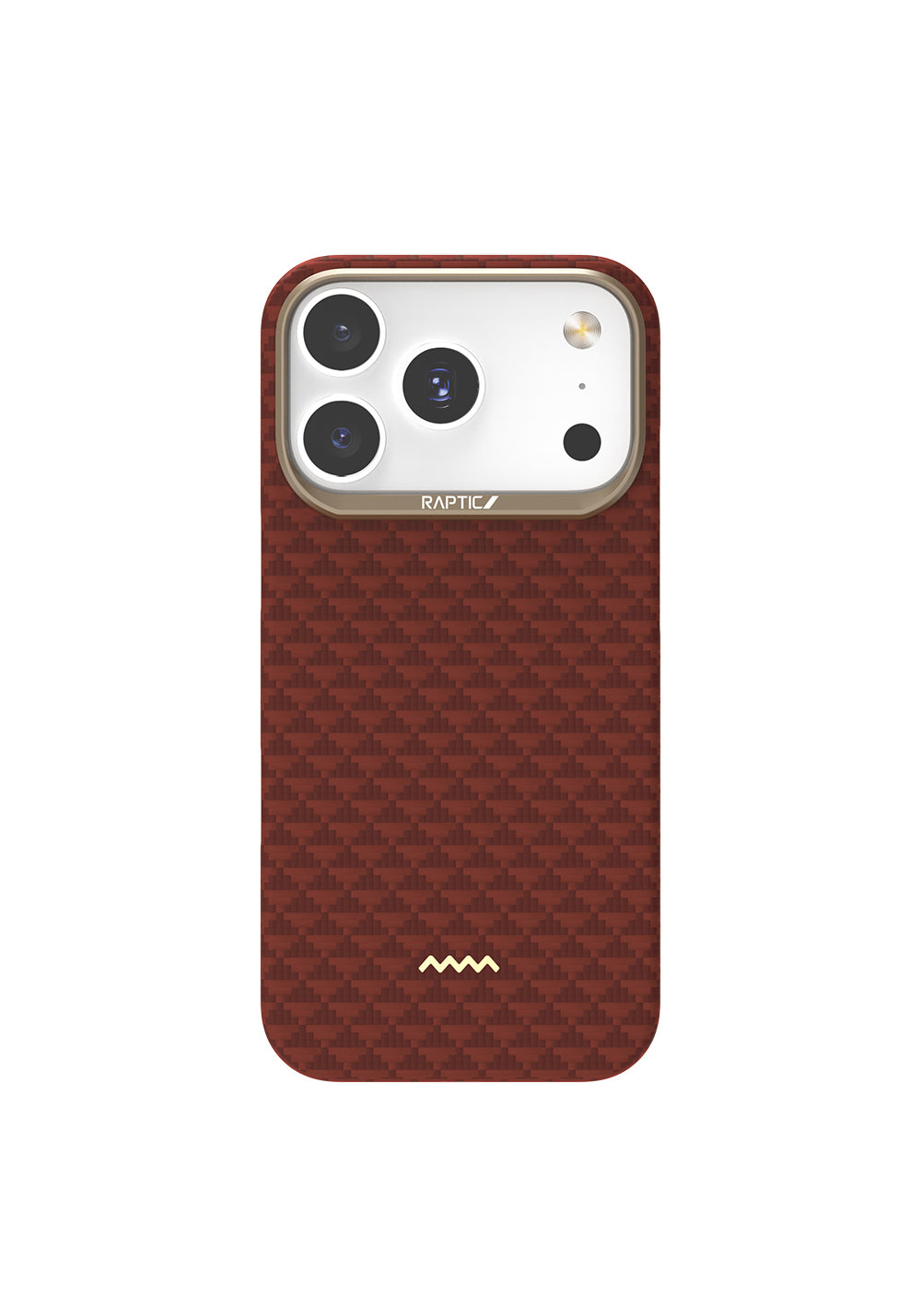 Apple iPhone 17 Pro Max Kılıf Manyetik Şarj Uyumlu Raptic Aramid Skin Origin Serisi Karbon Kapak