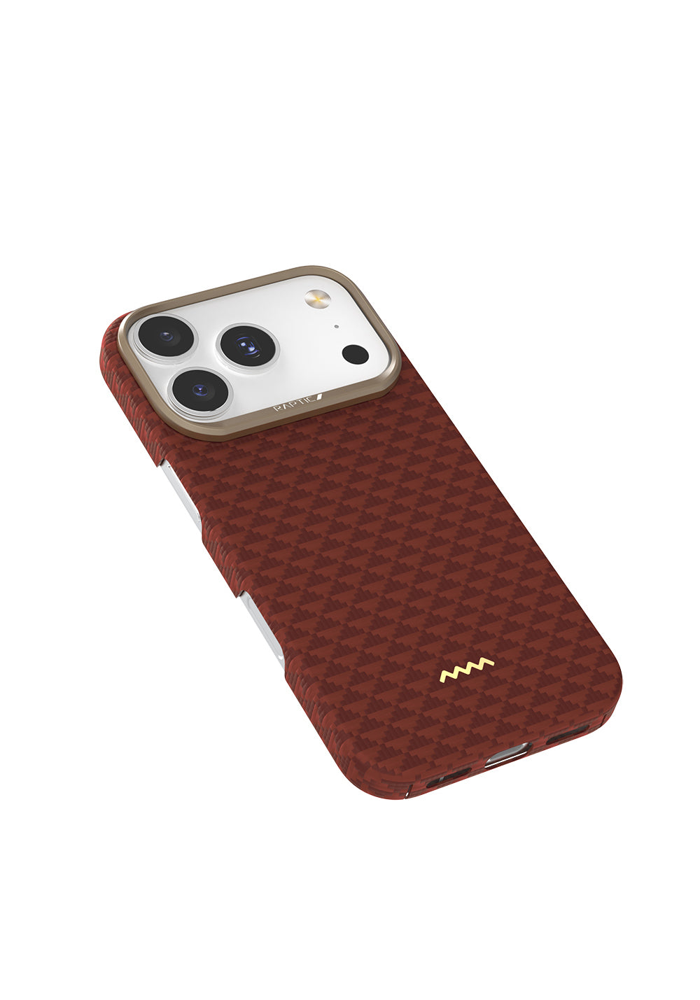 Apple iPhone 17 Pro Max Kılıf Manyetik Şarj Uyumlu Raptic Aramid Skin Origin Serisi Karbon Kapak