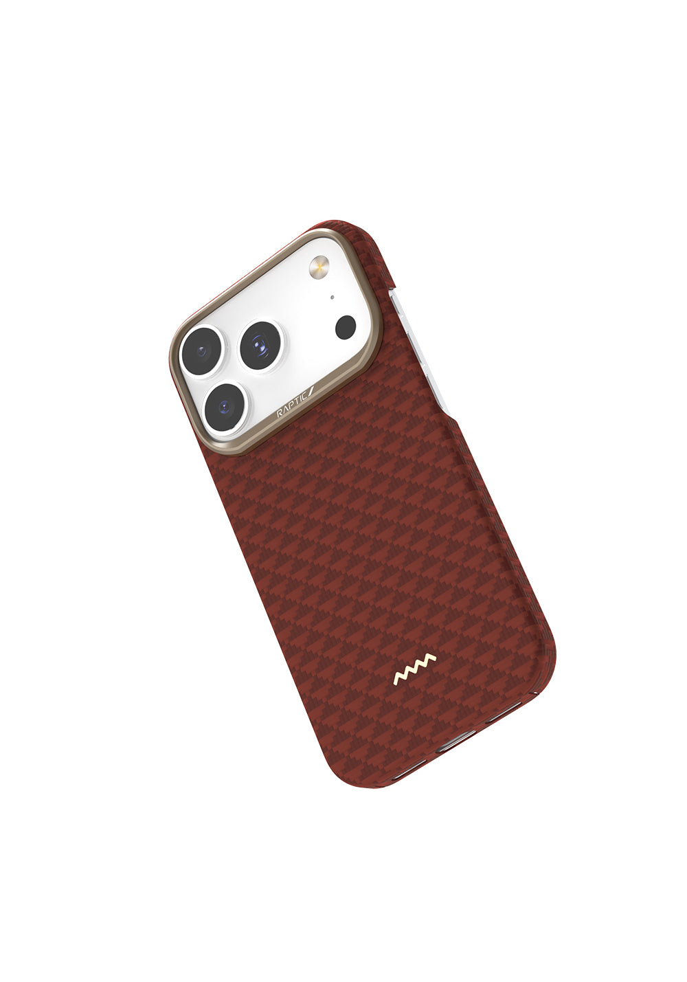 Apple iPhone 17 Pro Max Kılıf Manyetik Şarj Uyumlu Raptic Aramid Skin Origin Serisi Karbon Kapak
