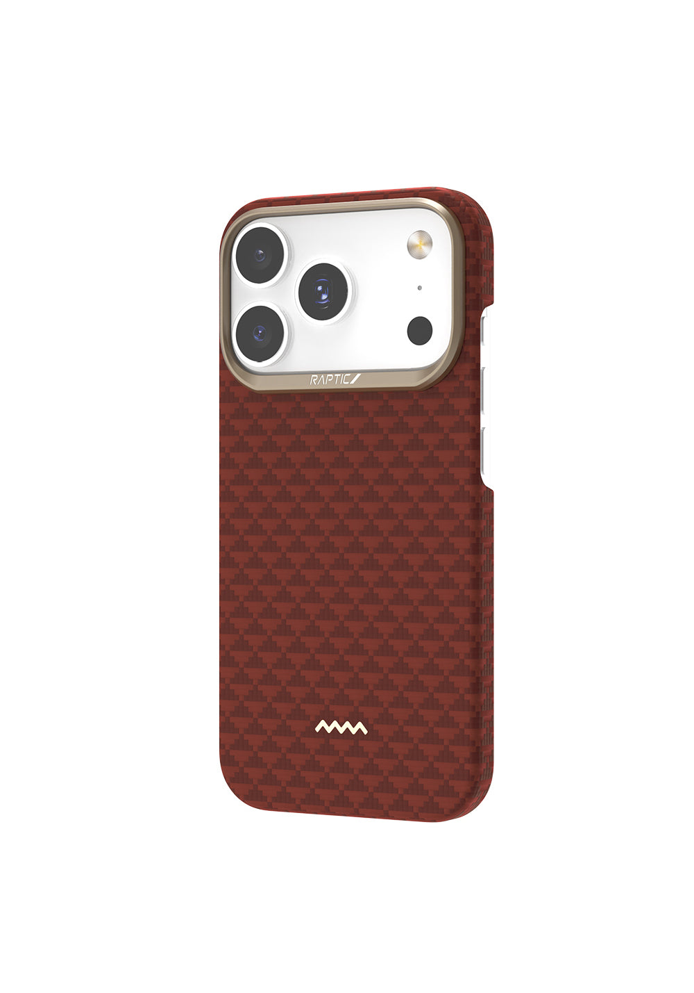 Apple iPhone 17 Pro Max Kılıf Manyetik Şarj Uyumlu Raptic Aramid Skin Origin Serisi Karbon Kapak