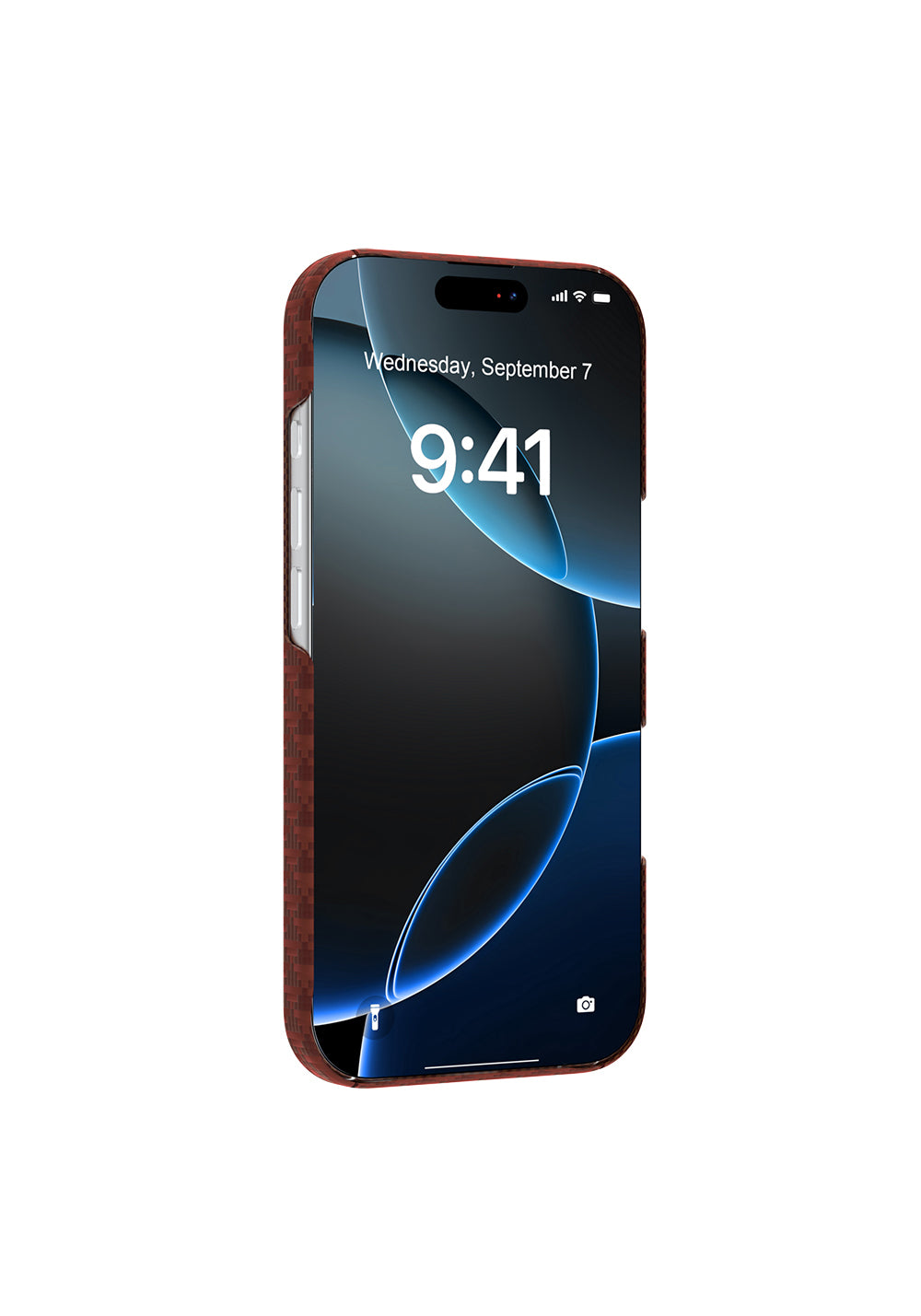 Apple iPhone 17 Pro Max Kılıf Manyetik Şarj Uyumlu Raptic Aramid Skin Origin Serisi Karbon Kapak
