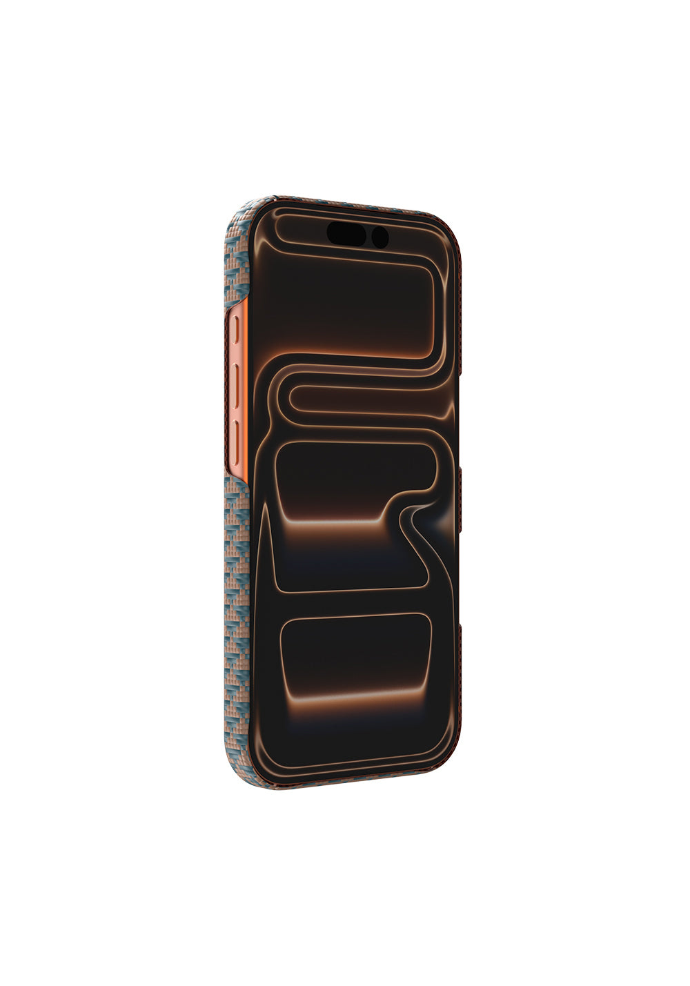 Apple iPhone 17 Pro Max Kılıf Manyetik Şarj Uyumlu Raptic Aramid Skin Origin Serisi Karbon Kapak