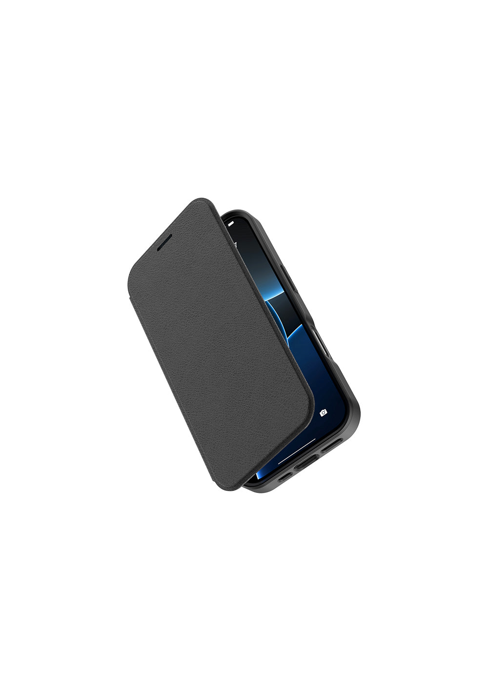 Apple iPhone 17 Pro Kılıf M-Safe Şarj Özellikli Raptic Air Folio Şeffaf Kartlıklı Kapaklı Kılıf