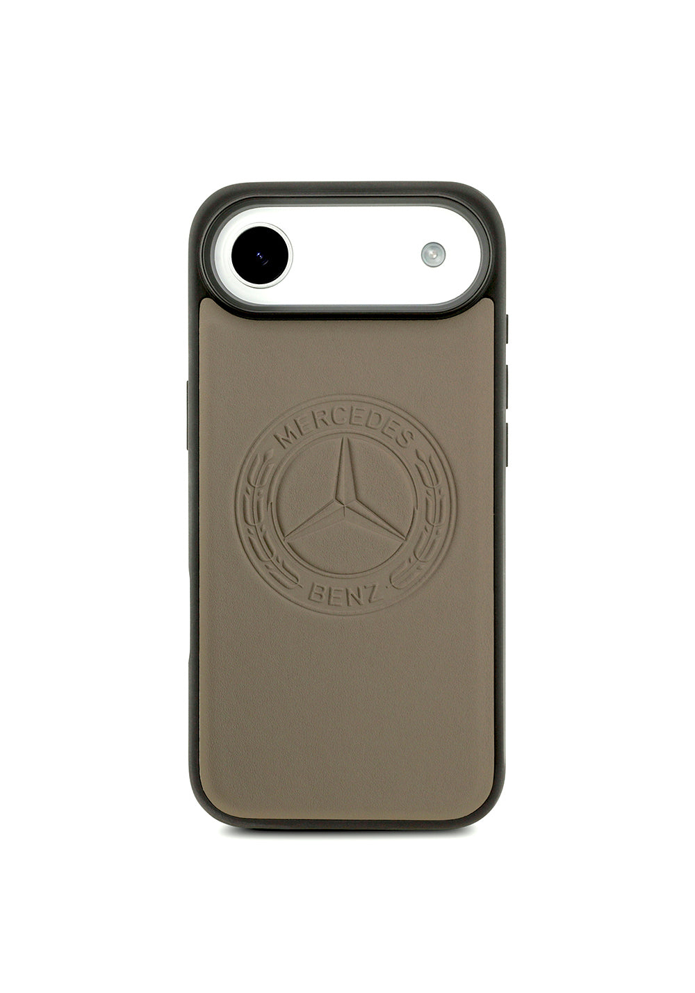 Apple iPhone 17 Air Kılıf Mercedes Benz Orijinal Lisanslı Manyetik Şarj Uyumlu Hakiki Deri Nostaljik Yıldız Dizayn Kapak