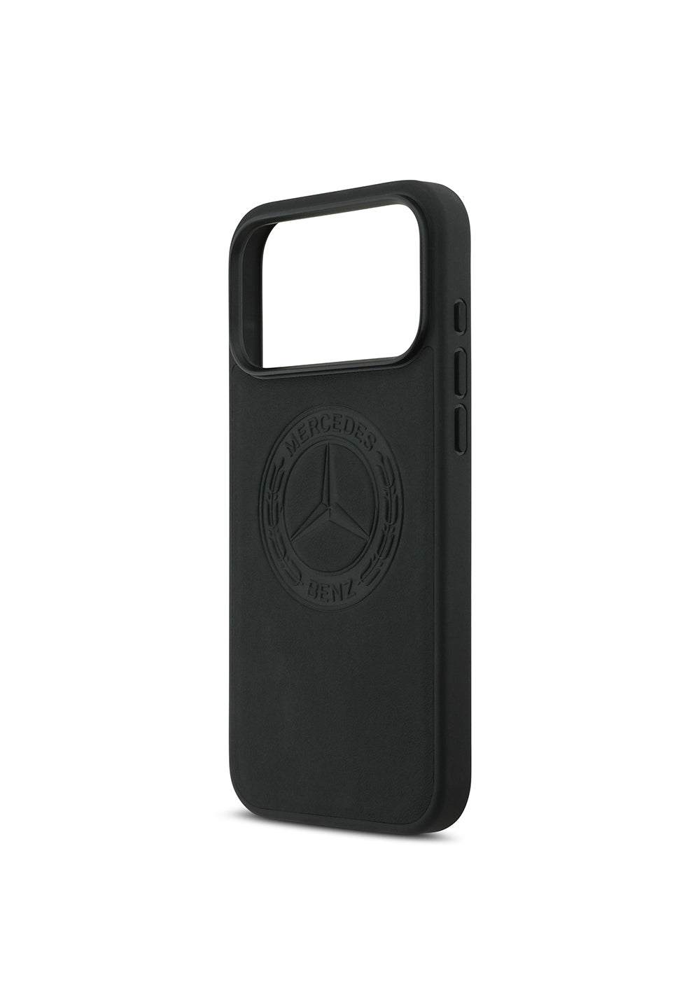 Apple iPhone 17 Pro Max Kılıf Mercedes Benz Orijinal Lisanslı Manyetik Şarj Uyumlu Hakiki Deri Nostaljik Yıldız Dizayn Kapak