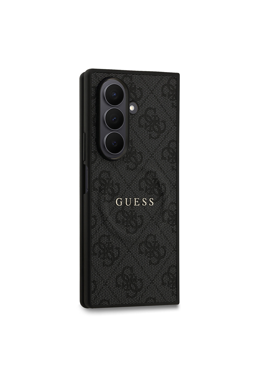 Galaxy Z Fold 7 Kılıf Guess Orijinal Lisanslı Manyetik Şarj Uyumlu 4G Desen Yazı Logolu Kapak