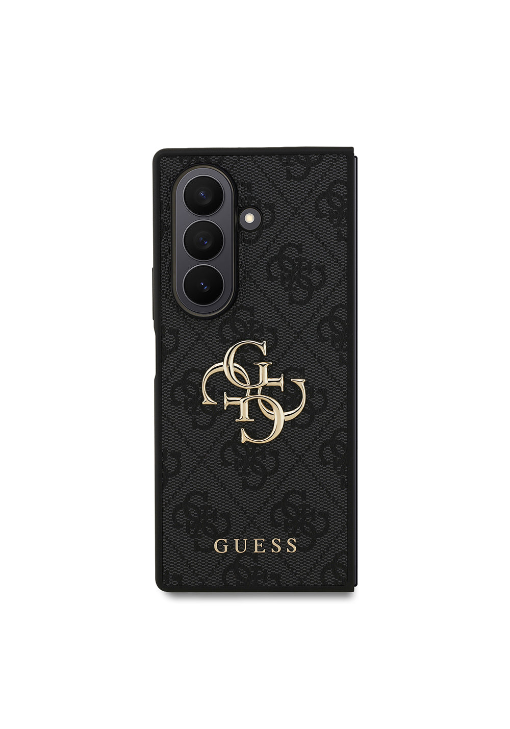 Galaxy Z Fold 7 Kılıf Guess Orijinal Lisanslı PU Deri Büyük Metal Logo Dizaynlı Kapak