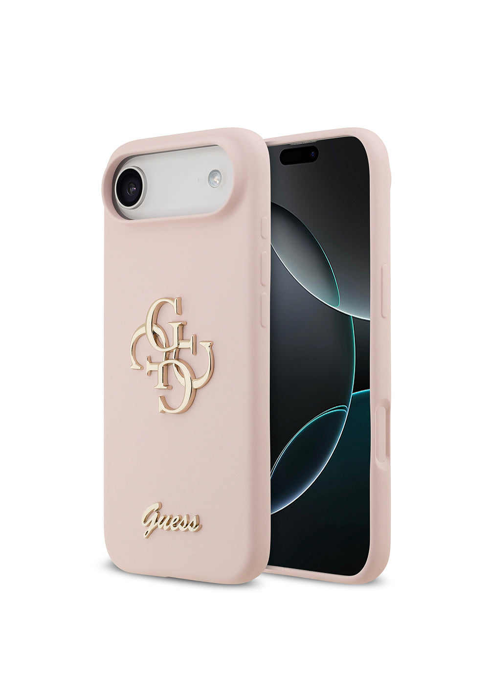 Apple iPhone 17 Air Kılıf Guess Orijinal Lisanslı Grained Yazı Logolu Kapak