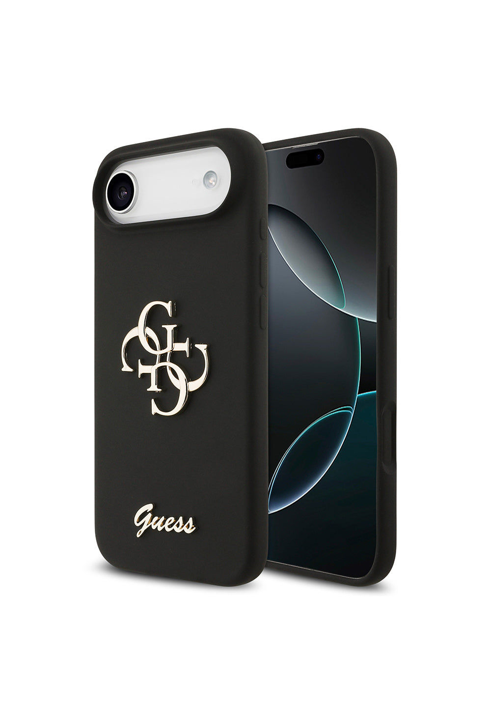 Apple iPhone 17 Air Kılıf Guess Orijinal Lisanslı Grained Yazı Logolu Kapak