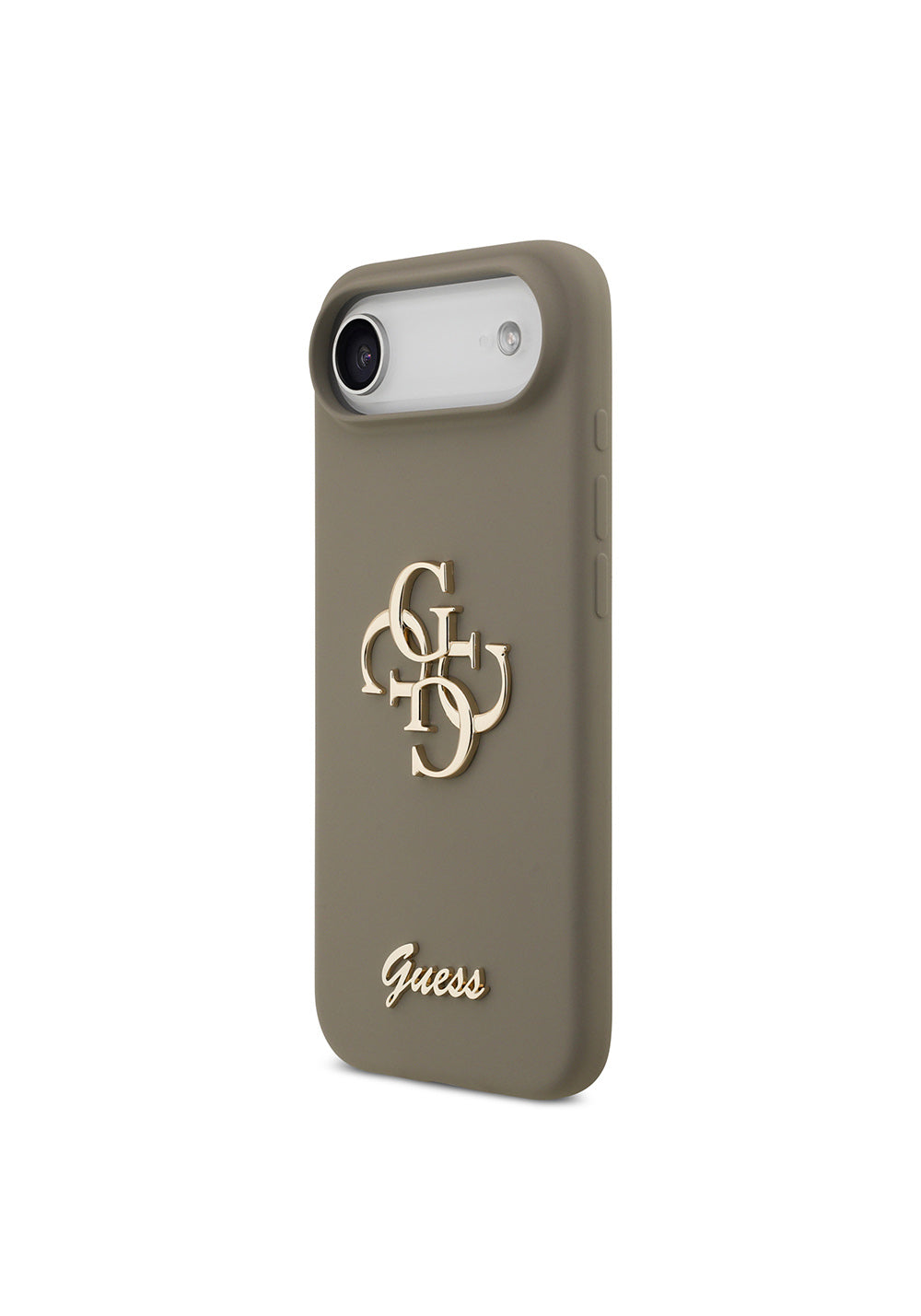 Apple iPhone 17 Air Kılıf Guess Orijinal Lisanslı Grained Yazı Logolu Kapak