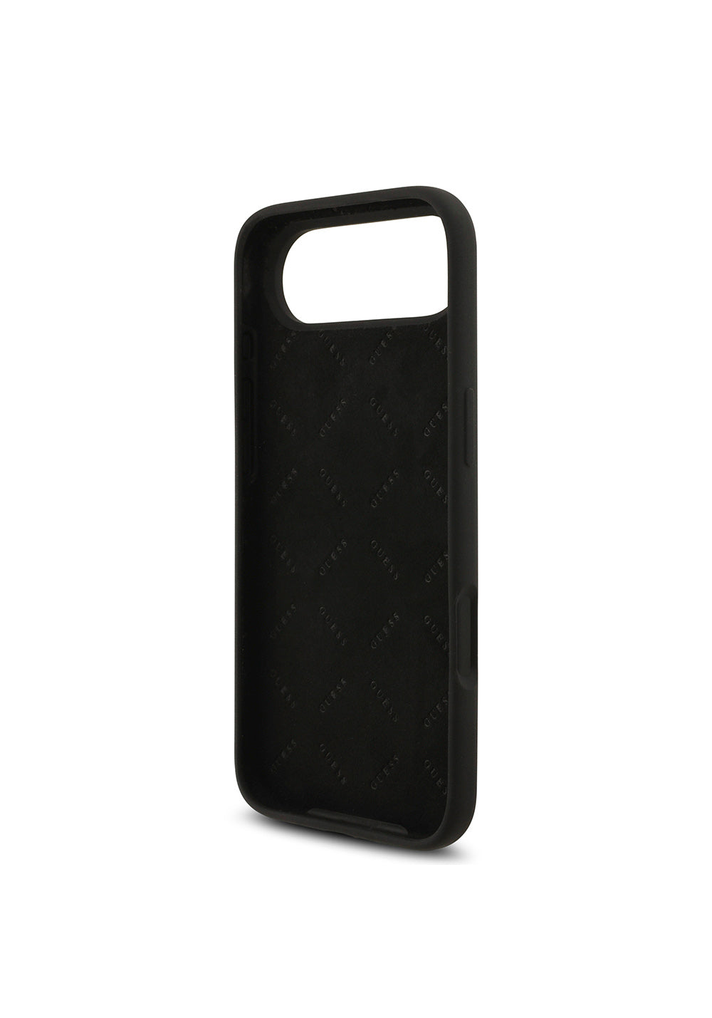 Apple iPhone 17 Air Kılıf Guess Orijinal Lisanslı Grained Yazı Logolu Kapak
