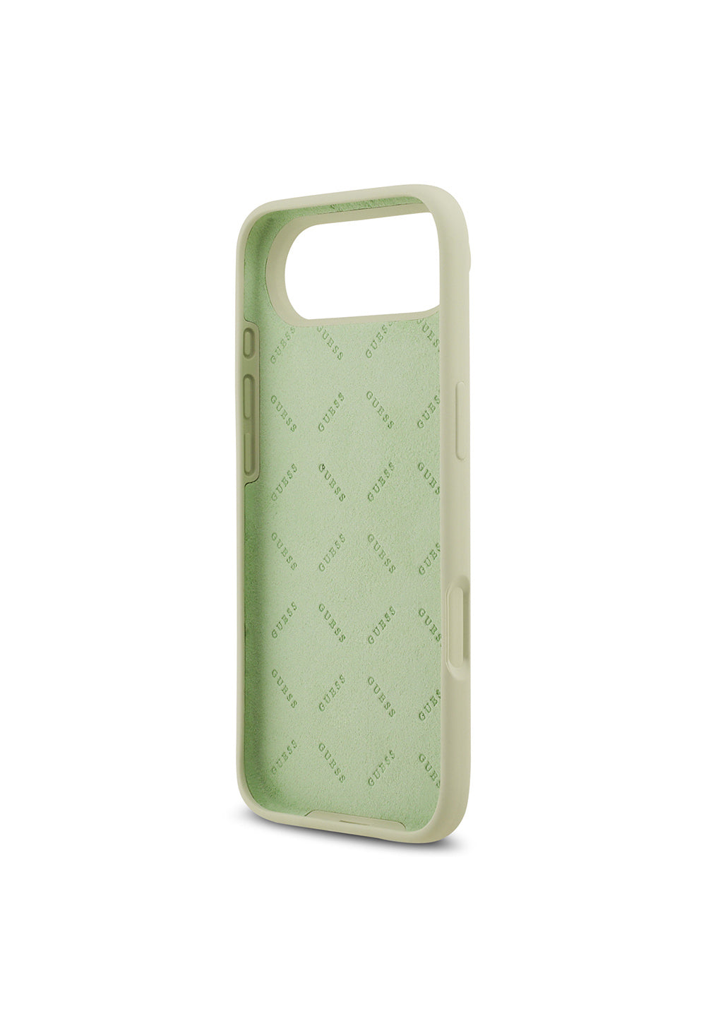 Apple iPhone 17 Air Kılıf Guess Orijinal Lisanslı Grained Yazı Logolu Kapak