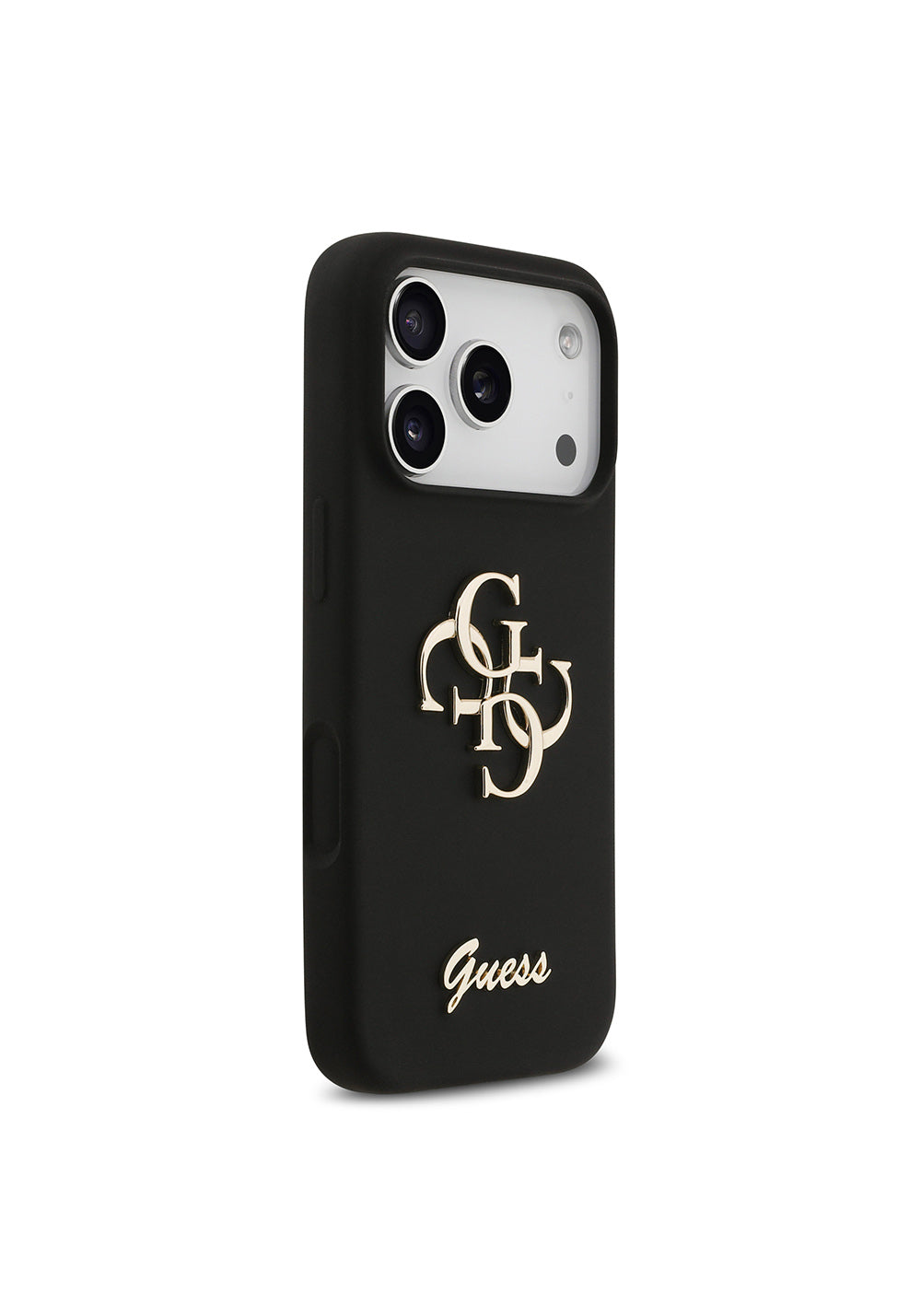Apple iPhone 17 Pro Kılıf Guess Orijinal Lisanslı Grained Yazı Logolu Kapak