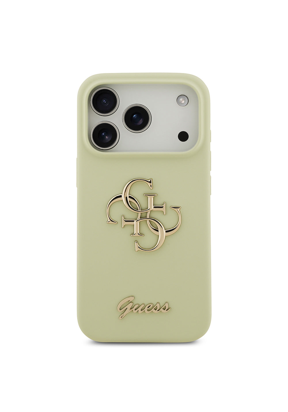Apple iPhone 17 Pro Kılıf Guess Orijinal Lisanslı Grained Yazı Logolu Kapak