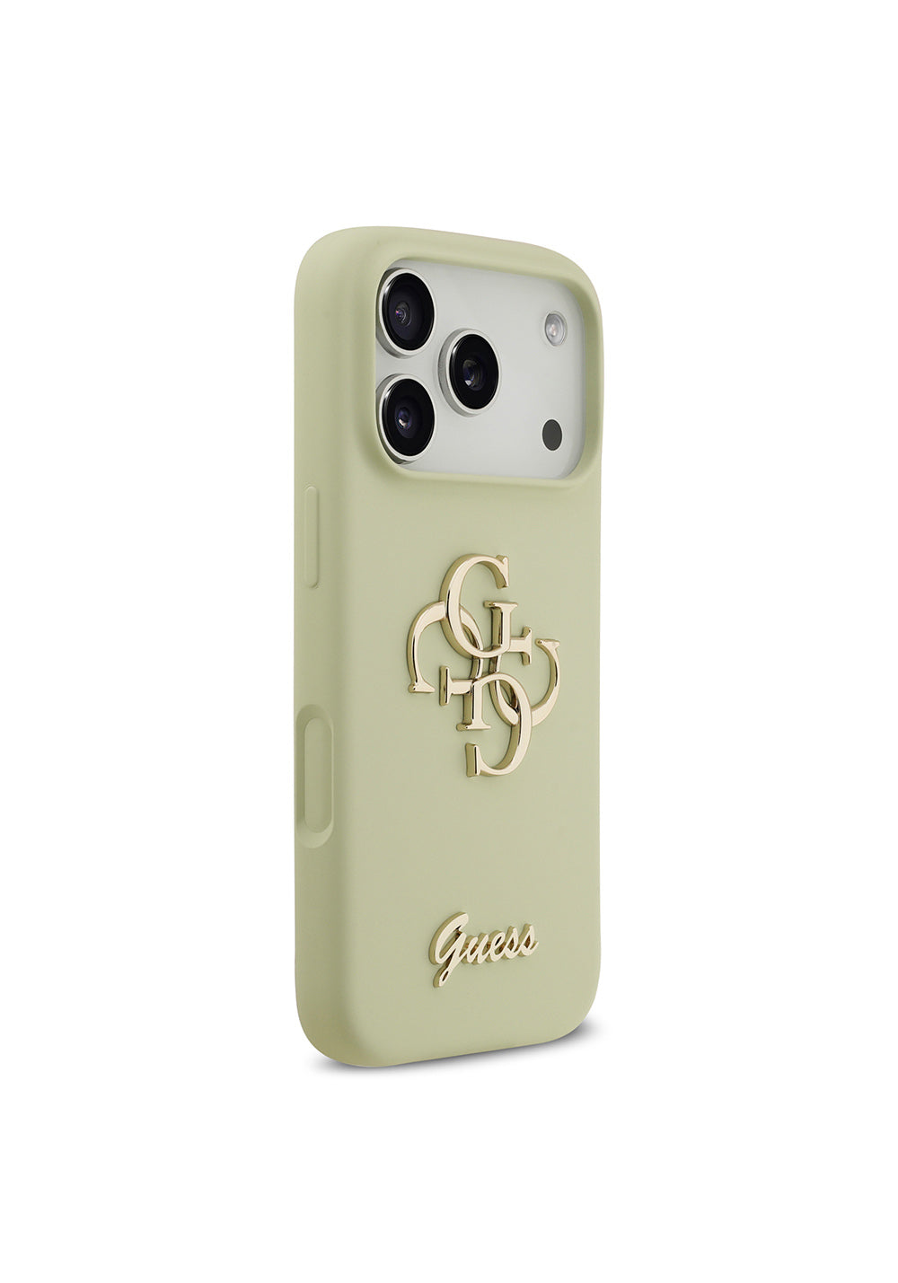 Apple iPhone 17 Pro Kılıf Guess Orijinal Lisanslı Grained Yazı Logolu Kapak