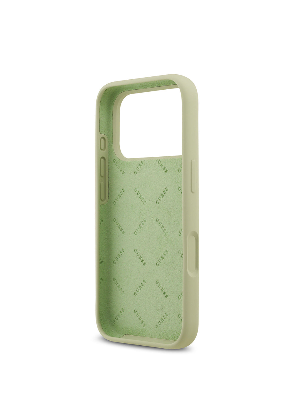 Apple iPhone 17 Pro Kılıf Guess Orijinal Lisanslı Grained Yazı Logolu Kapak