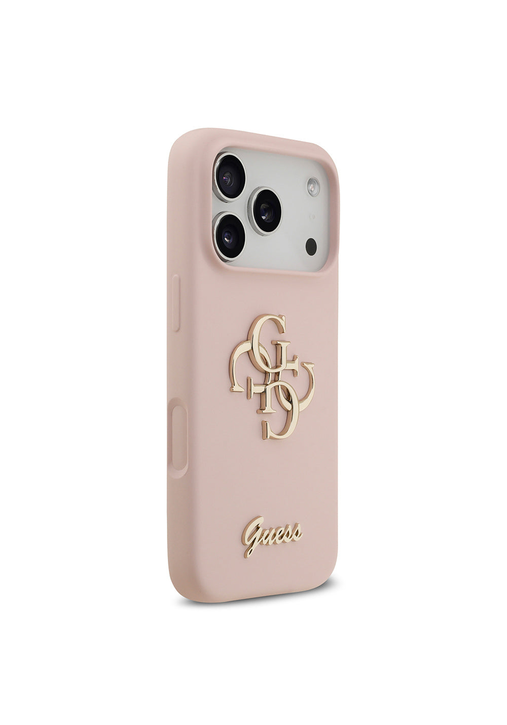 Apple iPhone 17 Pro Kılıf Guess Orijinal Lisanslı Grained Yazı Logolu Kapak