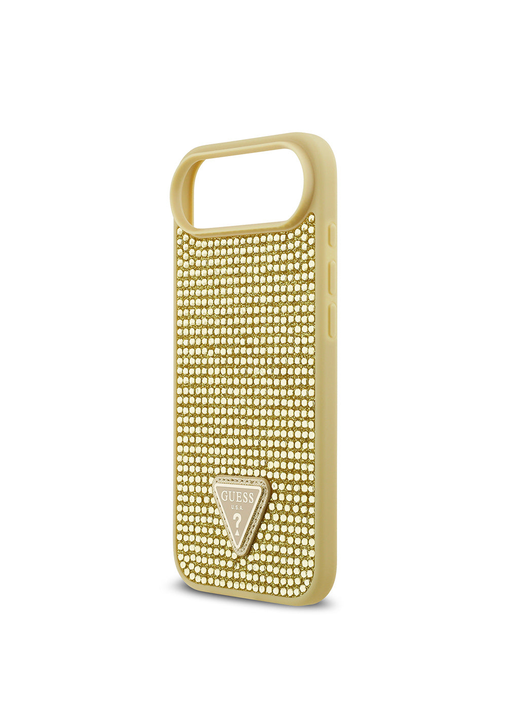 Apple iPhone 17 Air Kılıf Guess Orijinal Lisanslı Taşlı Arka Yüzey Üçgen Logolu Kapak