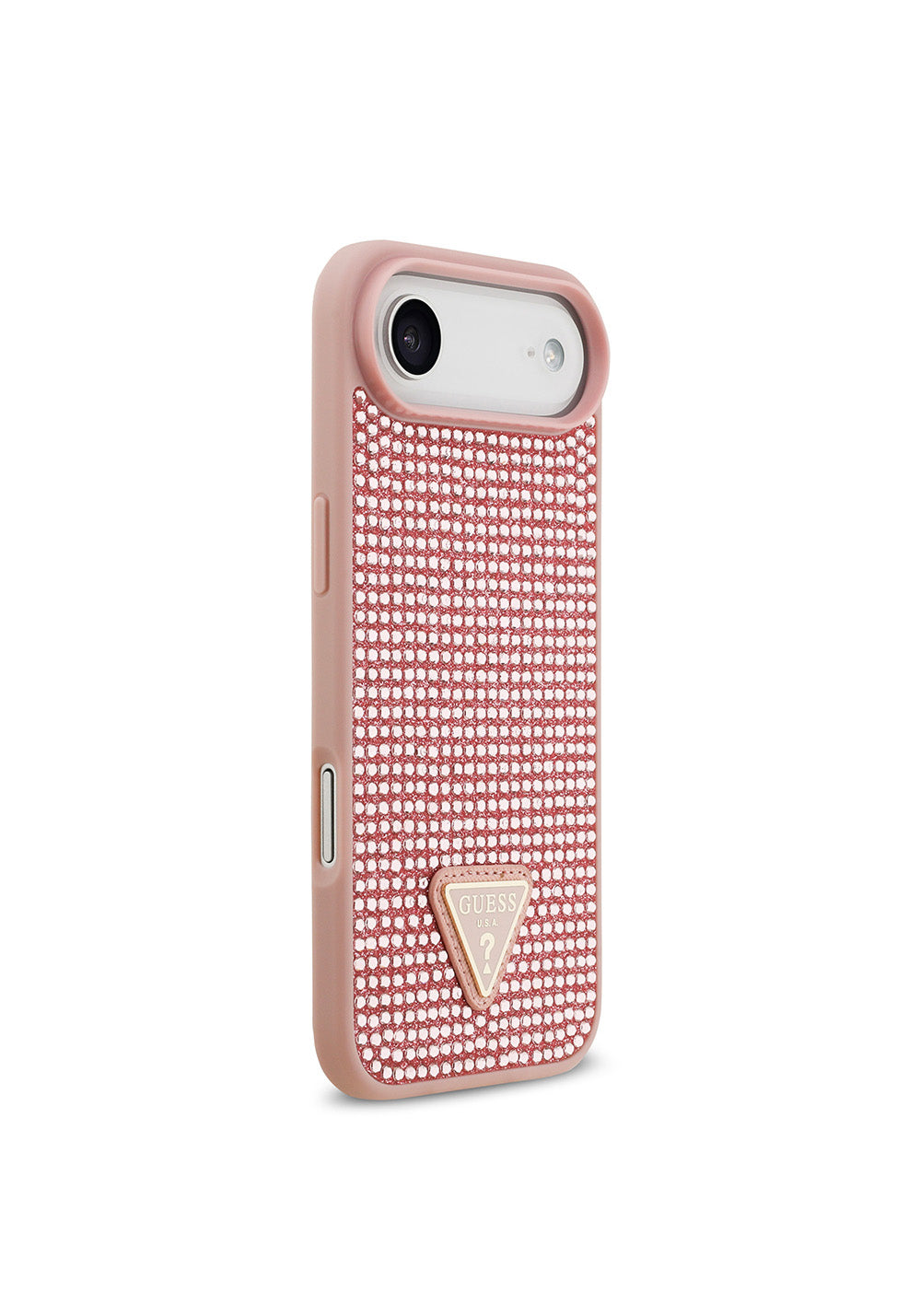 Apple iPhone 17 Air Kılıf Guess Orijinal Lisanslı Taşlı Arka Yüzey Üçgen Logolu Kapak