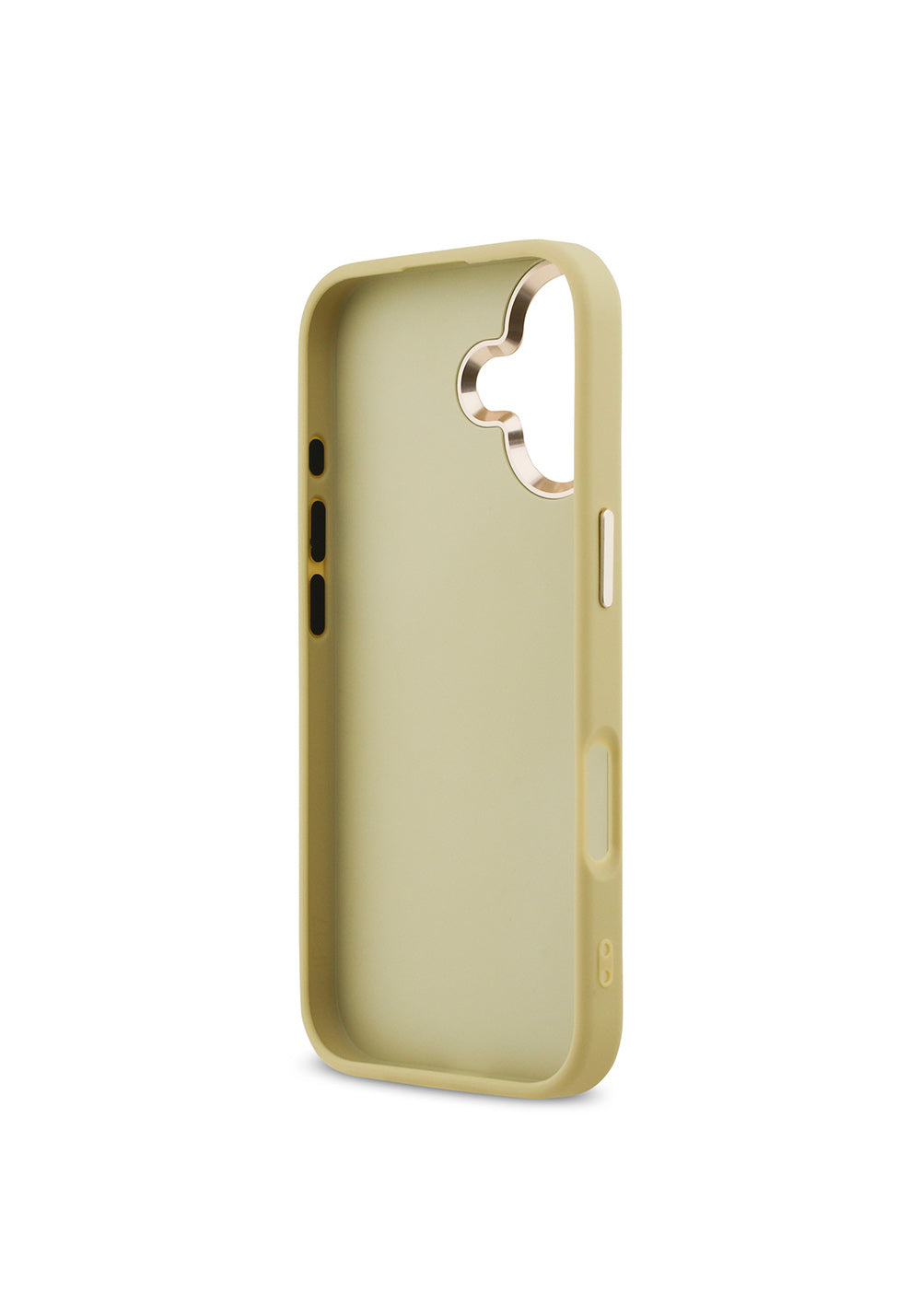 Apple iPhone 17 Kılıf Guess Orijinal Lisanslı 4G Büyük Metal Kamera Çerçeveli ve Logolu Glitter Kapak