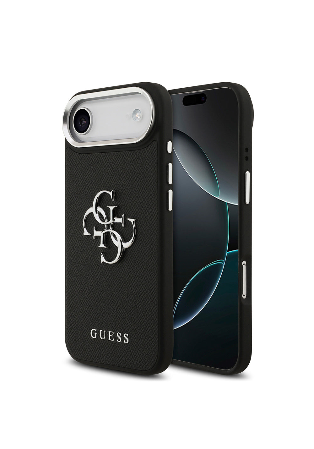 Apple iPhone 17 Air Kılıf Guess Orijinal Lisanslı PU Deri 4G Büyük Metal Logo Dizaynlı Kapak