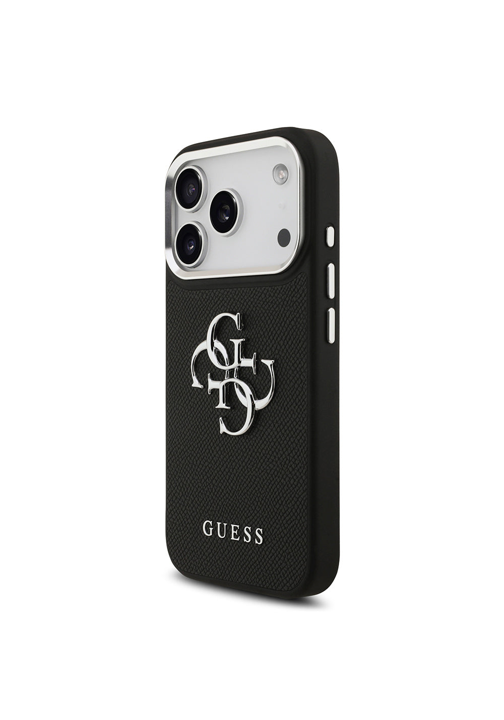 Apple iPhone 17 Pro Kılıf Guess Orijinal Lisanslı PU Deri 4G Büyük Metal Logo Dizaynlı Kapak