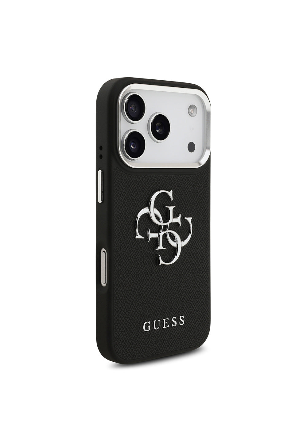 Apple iPhone 17 Pro Kılıf Guess Orijinal Lisanslı PU Deri 4G Büyük Metal Logo Dizaynlı Kapak