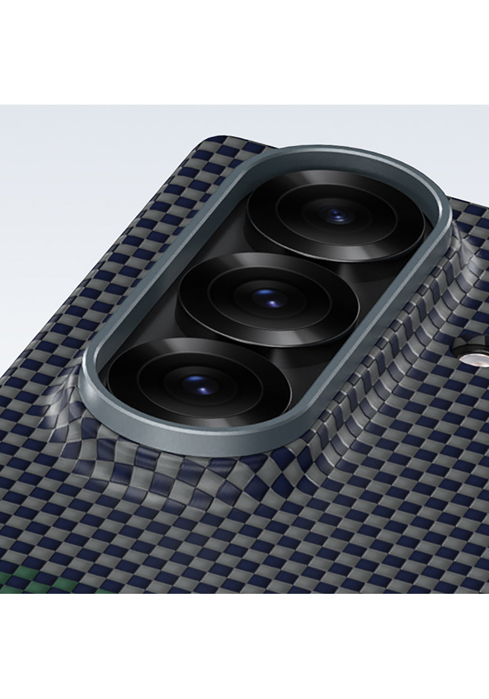 Galaxy Z Fold 7 Kılıf Manyetik Şarj Uyumlu Karbon Fiber Tasarımlı Benks Aurora ArmorAir Kevlar Kapak