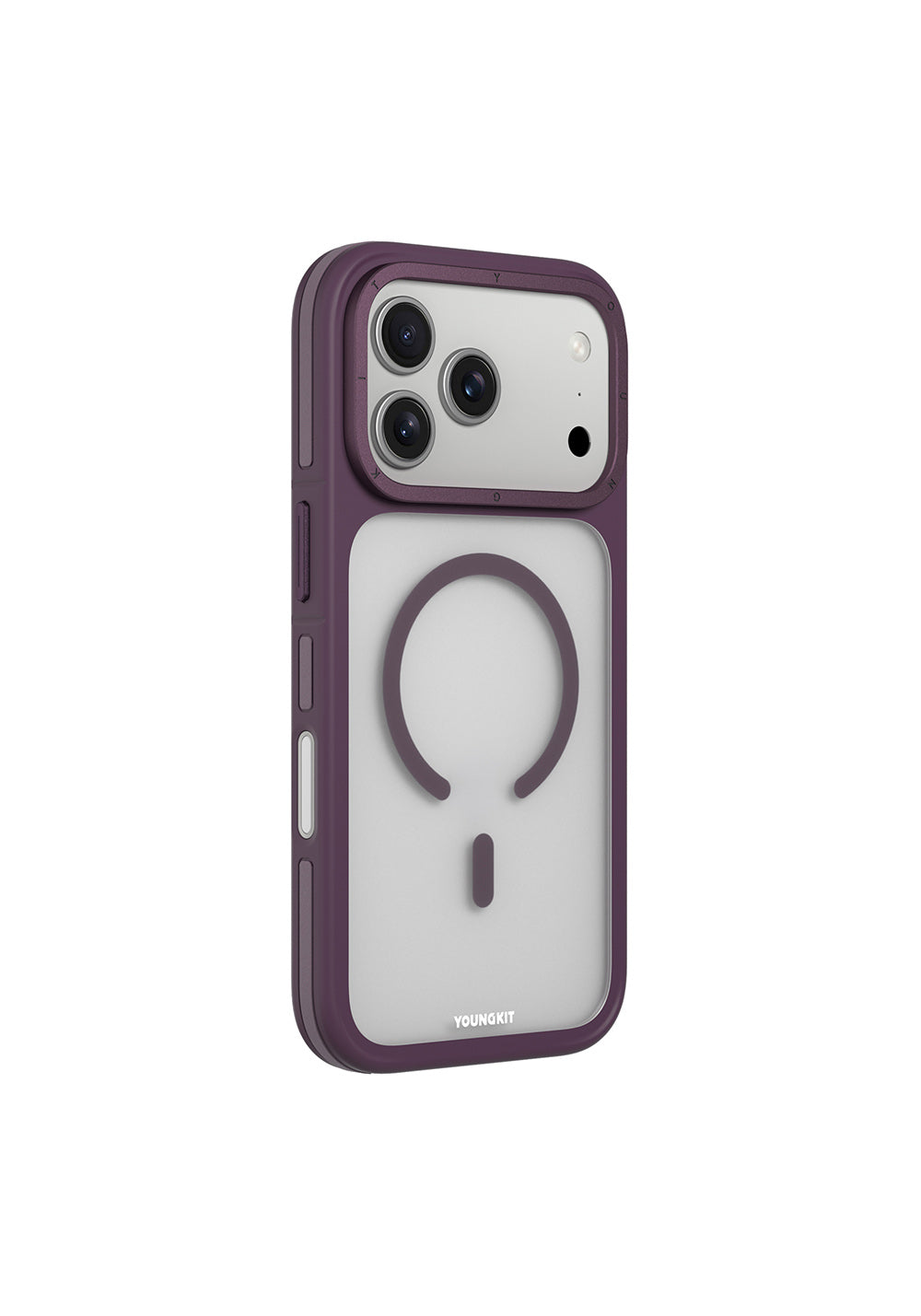 Apple iPhone 17 Pro Kılıf Manyetik Şarj Uyumlu Youngkit Rock Sand Serisi Kapak