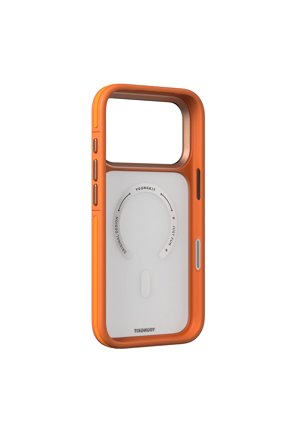 Apple iPhone 17 Pro Kılıf Manyetik Şarj Uyumlu Youngkit Rock Sand Serisi Kapak