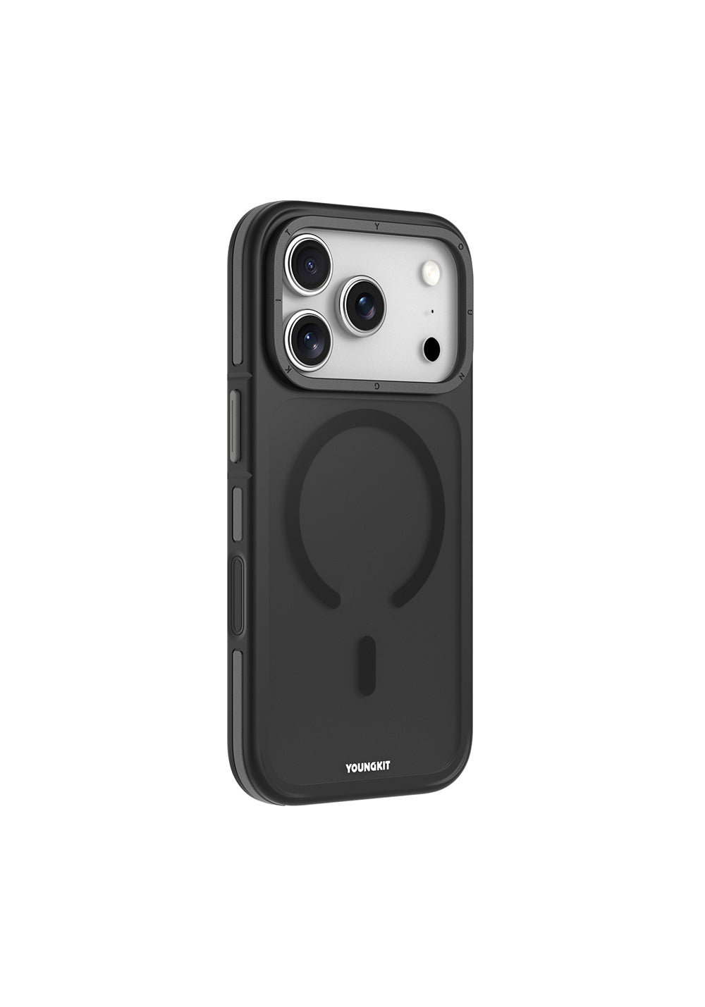 Apple iPhone 17 Pro Max Kılıf Manyetik Şarj Uyumlu Youngkit Rock Sand Serisi Kapak