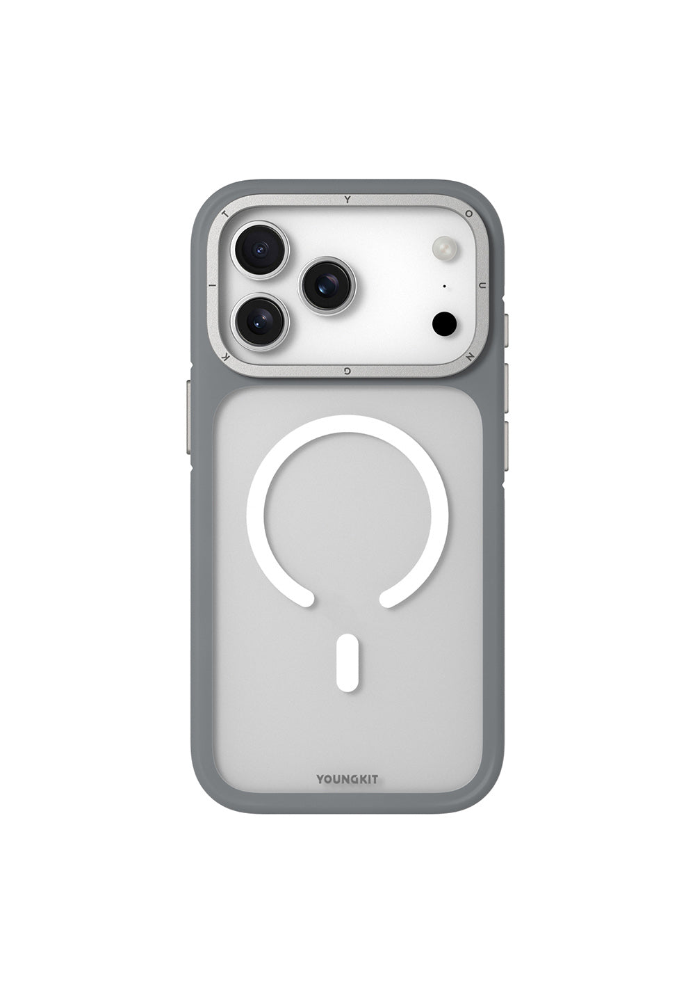 Apple iPhone 17 Pro Max Kılıf Manyetik Şarj Uyumlu Youngkit Rock Sand Serisi Kapak