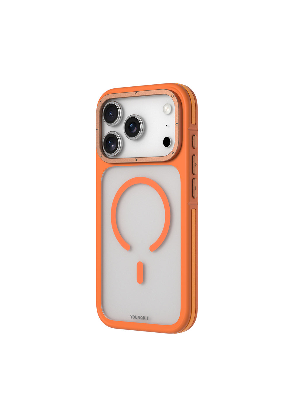 Apple iPhone 17 Pro Max Kılıf Manyetik Şarj Uyumlu Youngkit Rock Sand Serisi Kapak