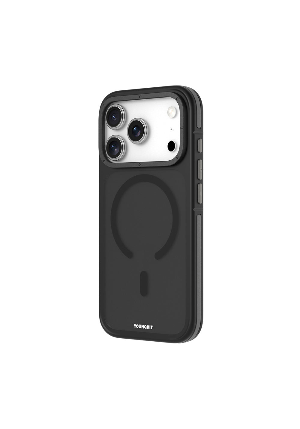 Apple iPhone 17 Pro Max Kılıf Manyetik Şarj Uyumlu Youngkit Rock Sand Serisi Kapak