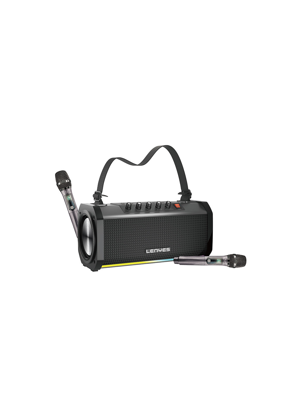 Lenyes S863 RGB Led Işıklı Mikrofonlu TWS Bluetooth Speaker Hoparlör v5.3