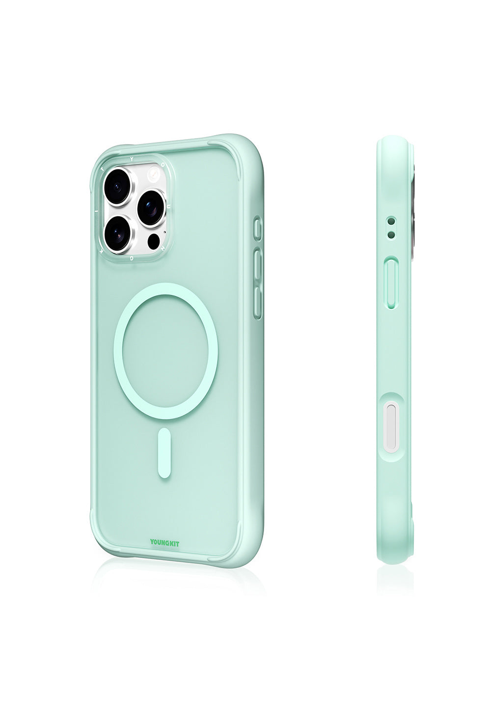 Apple iPhone 16 Pro Max Kılıf Manyetik Şarj Uyumlu Youngkit Macaroon Serisi Kapak
