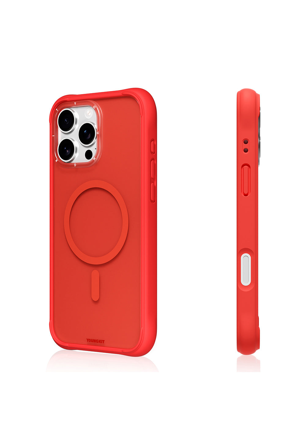 Apple iPhone 16 Pro Max Kılıf Manyetik Şarj Uyumlu Youngkit Macaroon Serisi Kapak