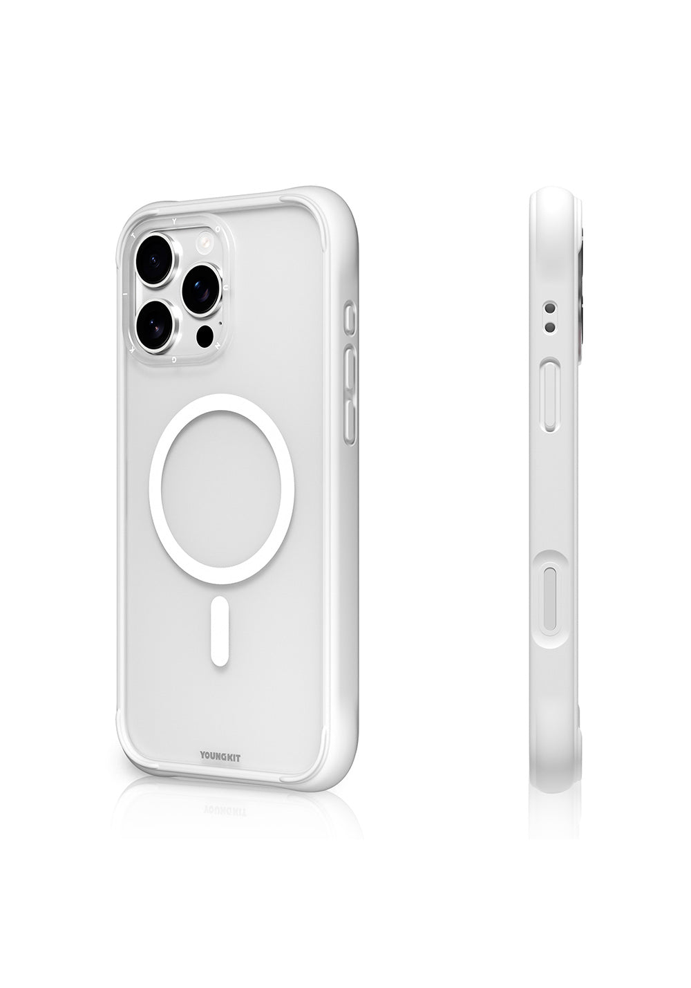 Apple iPhone 16 Pro Max Kılıf Manyetik Şarj Uyumlu Youngkit Macaroon Serisi Kapak