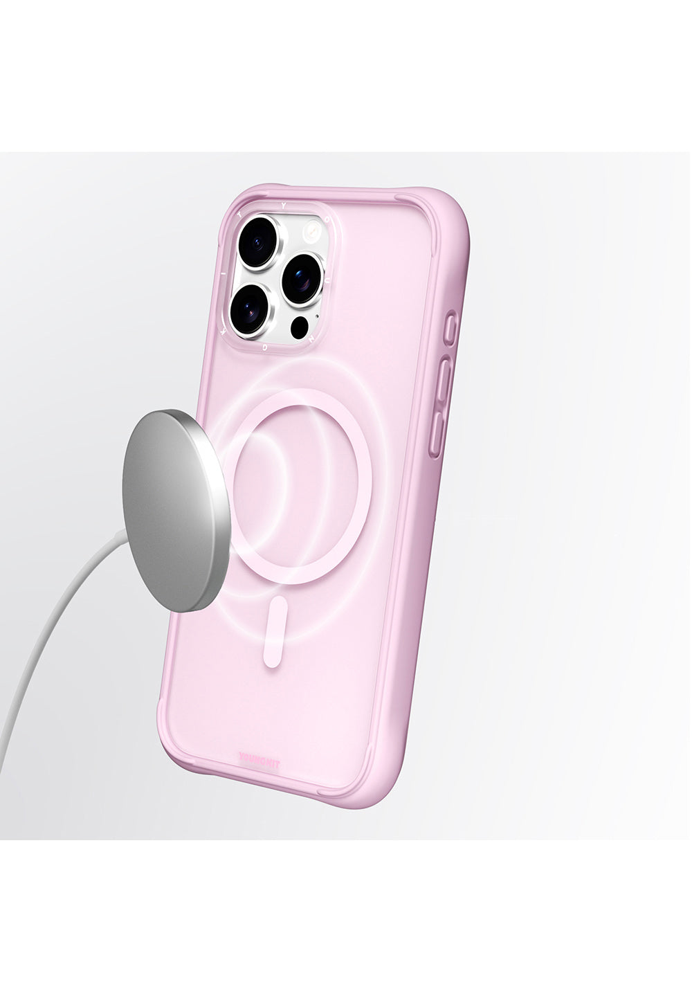 Apple iPhone 16 Pro Max Kılıf Manyetik Şarj Uyumlu Youngkit Macaroon Serisi Kapak