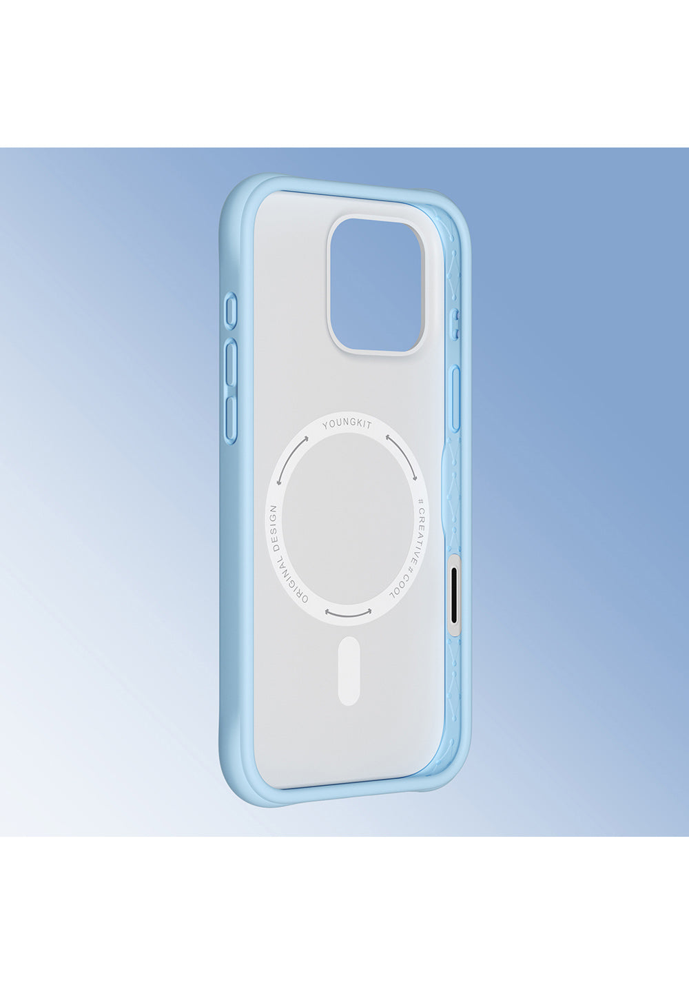 Apple iPhone 16 Pro Max Kılıf Manyetik Şarj Uyumlu Youngkit Macaroon Serisi Kapak